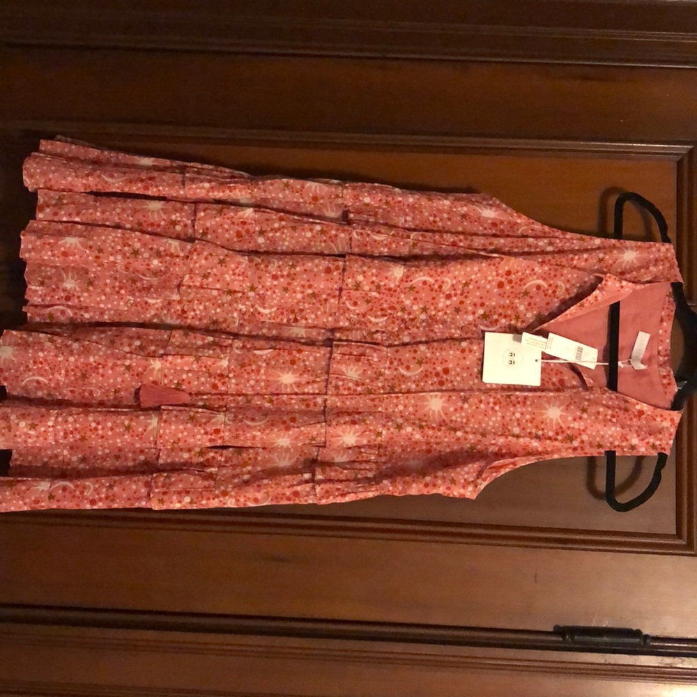 Anthropologie Pink Dress